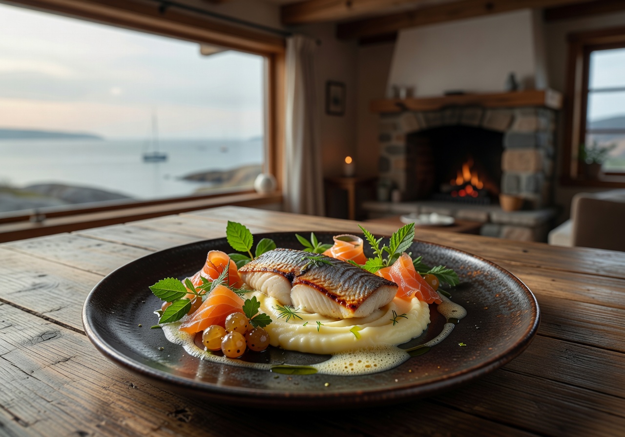 Baltic gourmet dining fine cuisine plated