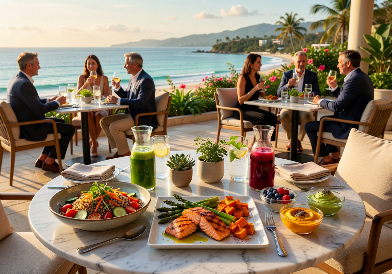 Executive detox program healthy luxury cuisine