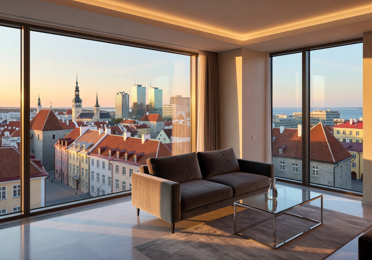 Premium city view suite Swissotel Tallinn
