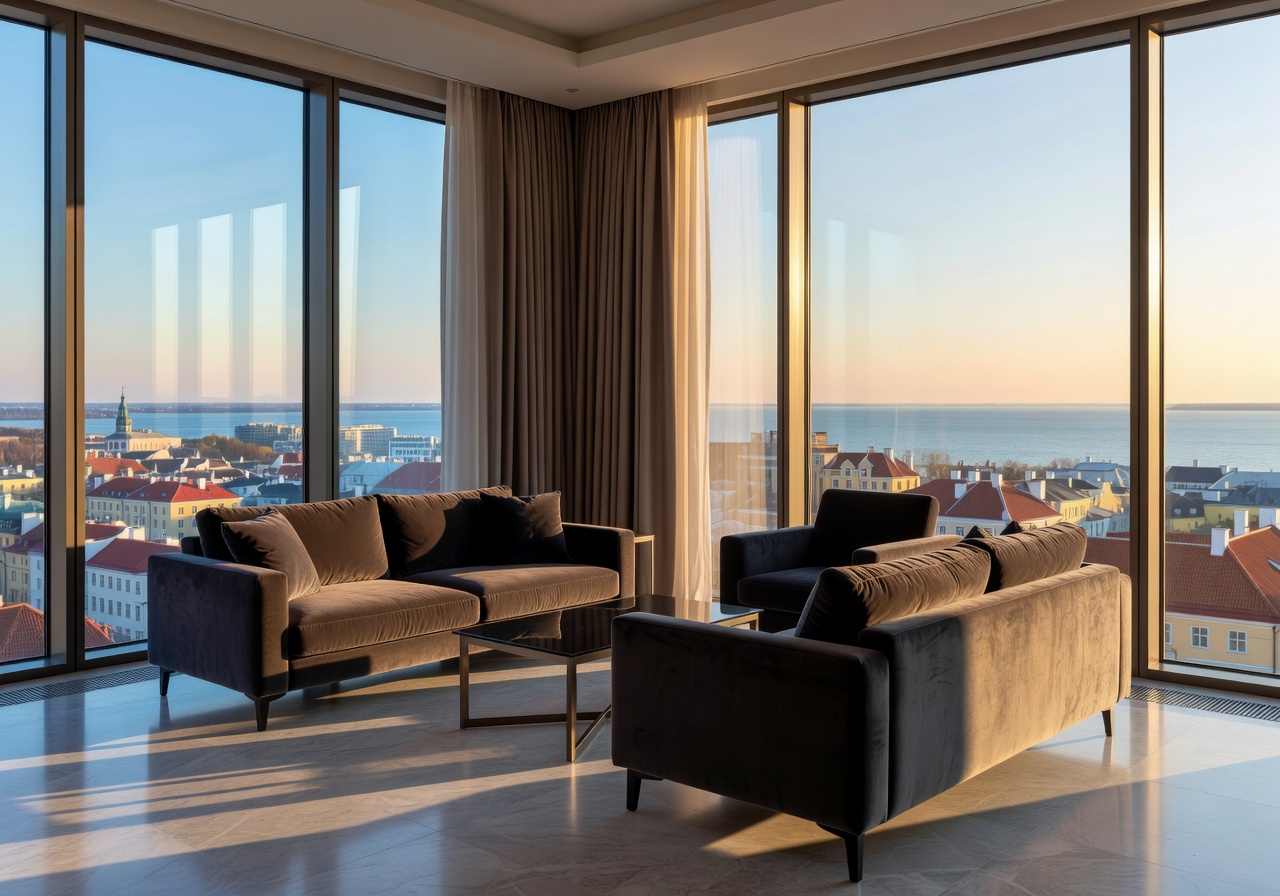 Swissotel Tallinn premium skyline suite